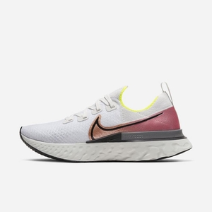 Chaussure De Fitness Nike React Infinity Run Flyknit Blanche 6918-257 Platinum Tint/Pink Blast/Total Orange/Black Homme | KNC-72358619